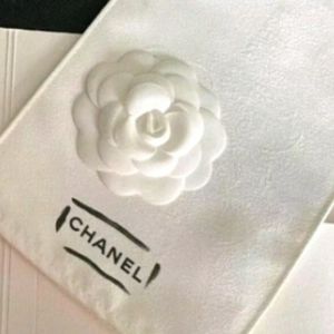 CHANEL HANDBAG CLEANING glove kit & Camellia flower ONLY AVAIL IN STORE PURCHASE